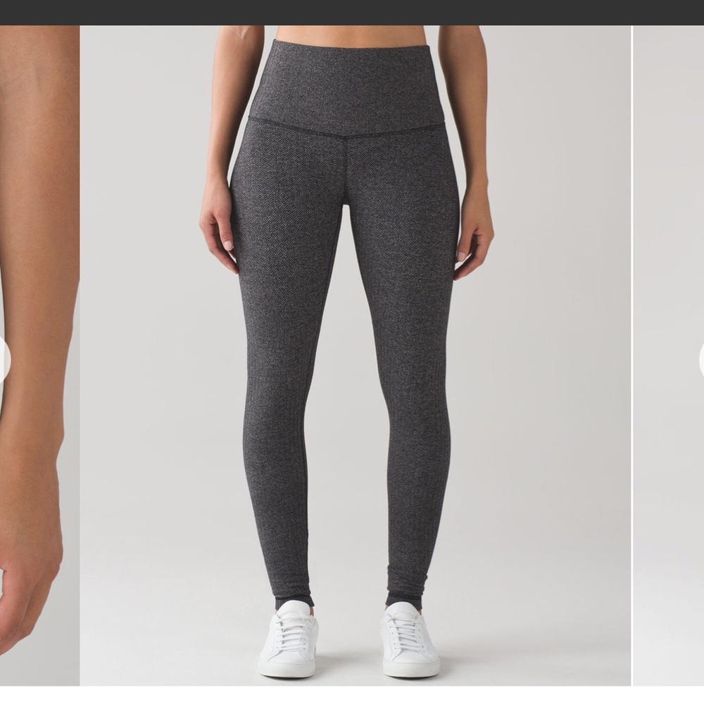 Lululemon heathered herringbone wunder unders